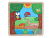 Paisaje pequeño con búho